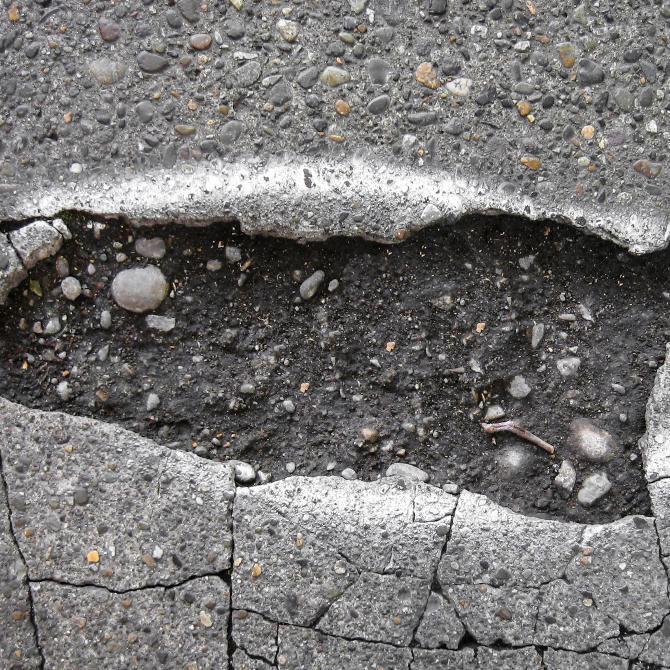 Potholes: Potential Damage and Reporting a Problem