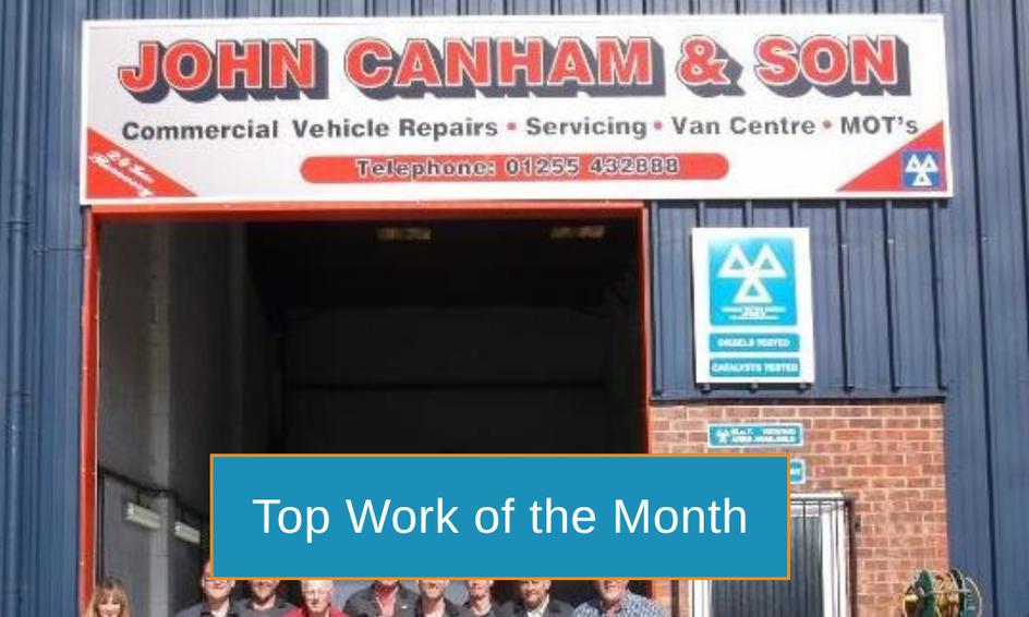 Top Work of the Month: John Canham & Son